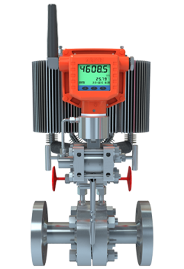 Wireless Flow Meter with Flanged Connections