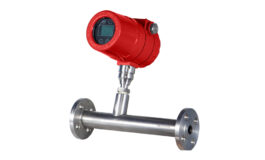 Thermal Mass Flow Meter Inline flange connections with transmitter