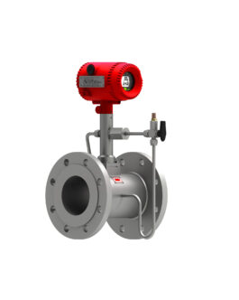 Vortex Flow Meter with transmitter and flanged connections