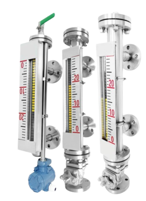 Magnetic Liquid Level Gauges with options
